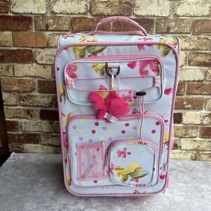 CRCKT Kids Rainbow Rolling Suitcase 18" Carry On ‎ Luggage W/ Multiple Pockets